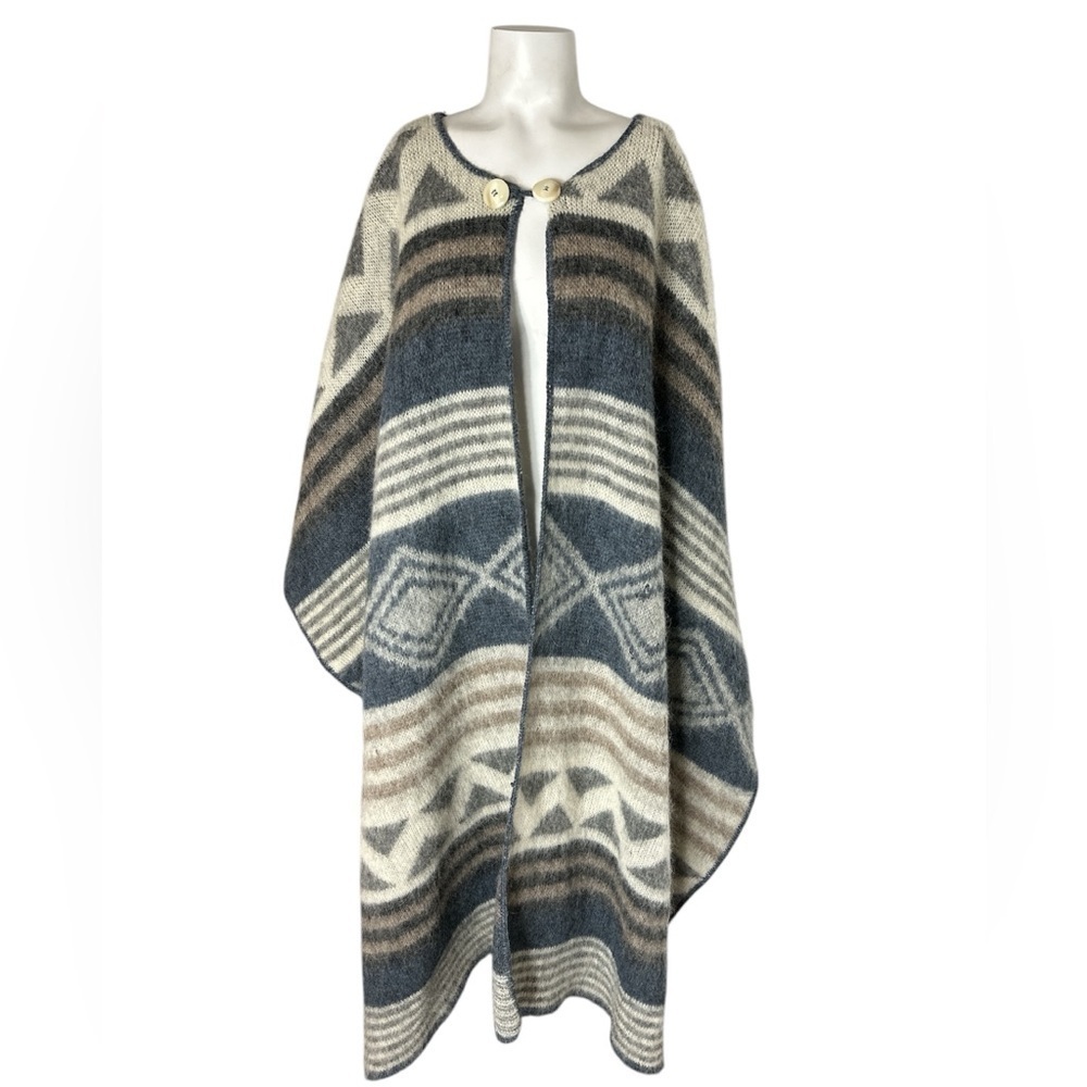 Vintage Icewear Wool Poncho Made in Iceland